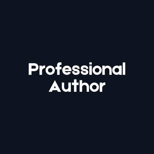Professional Author Professional Author
